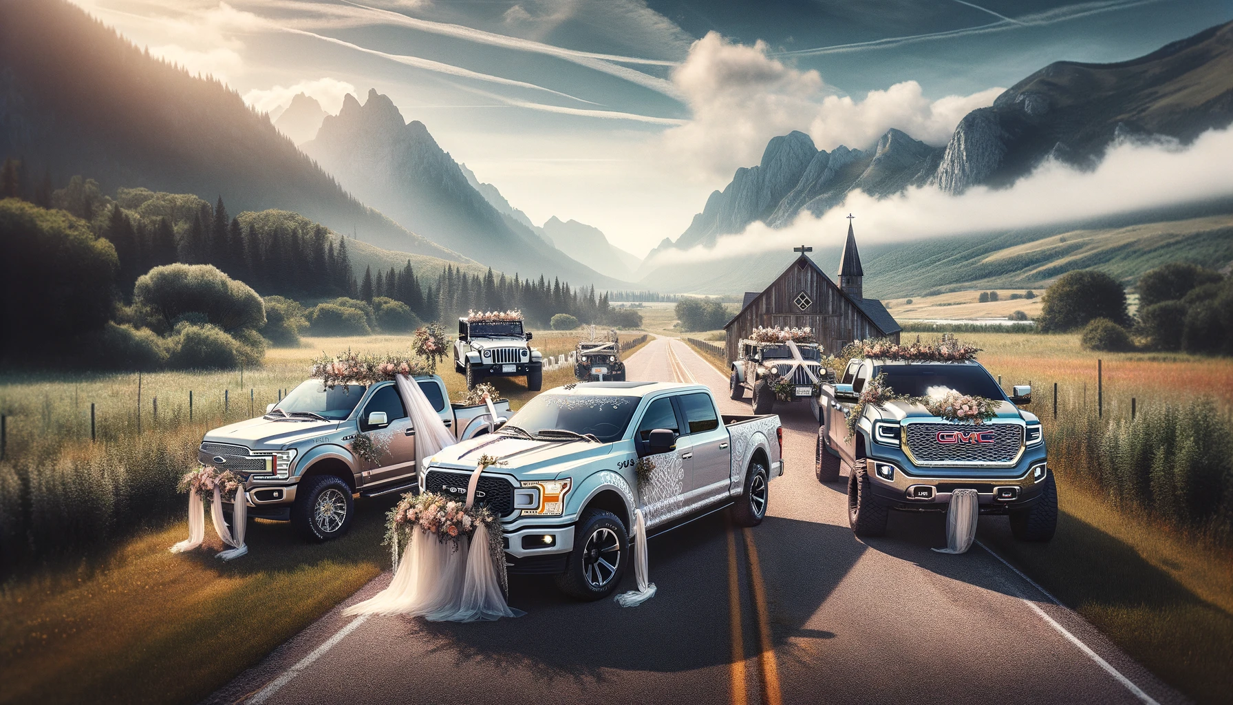 The Ultimate Ride: Picking the Best Truck for Your Wedding Guests